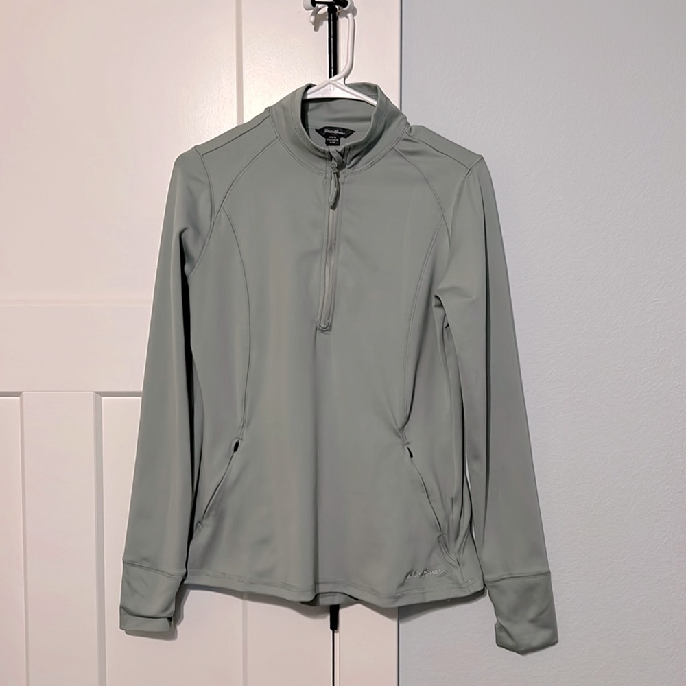 Eddie Bauer ladies 3/4 zip up. Size small. Like new condition.